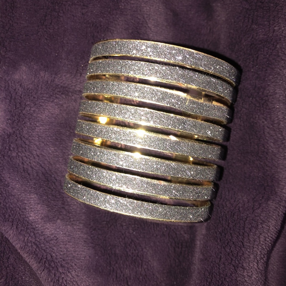 Charcoal Gray Arm Cuff Charlotte Russe